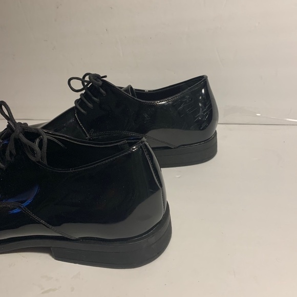 Vangelo black patent Oxford Tux 1 shoe 12M - Picture 5 of 13